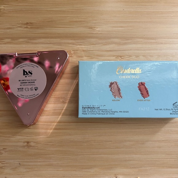 Sigma Beauty Cinderella cheek duo + LYS No limit matte bronzer - Picture 3 of 3